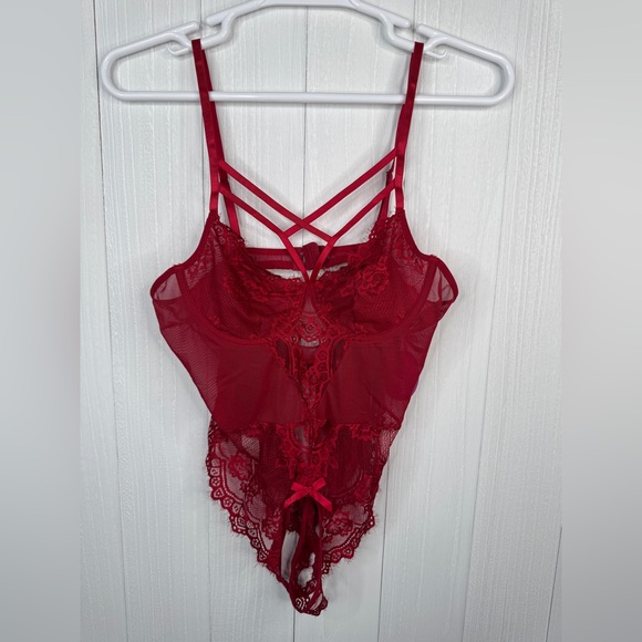 Avidlove Intimates & Sleepwear Avidlove Red Lace Bodysuit Poshmark — free download